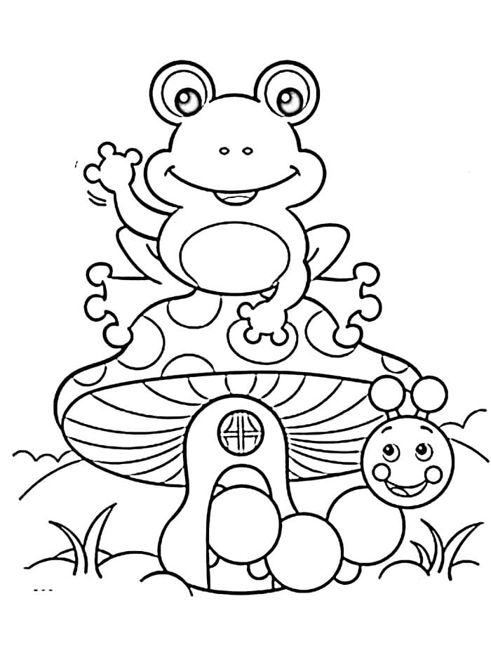 Frosch Kostenloses Bild ausmalbilder