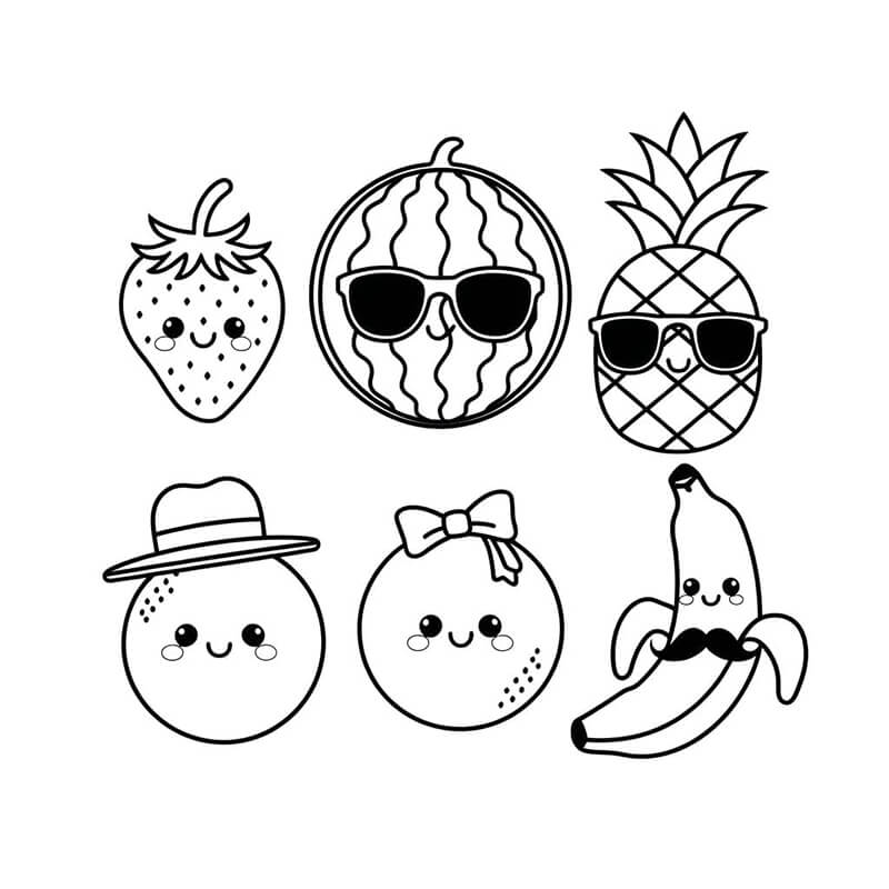 Früchte (12) ausmalbilder