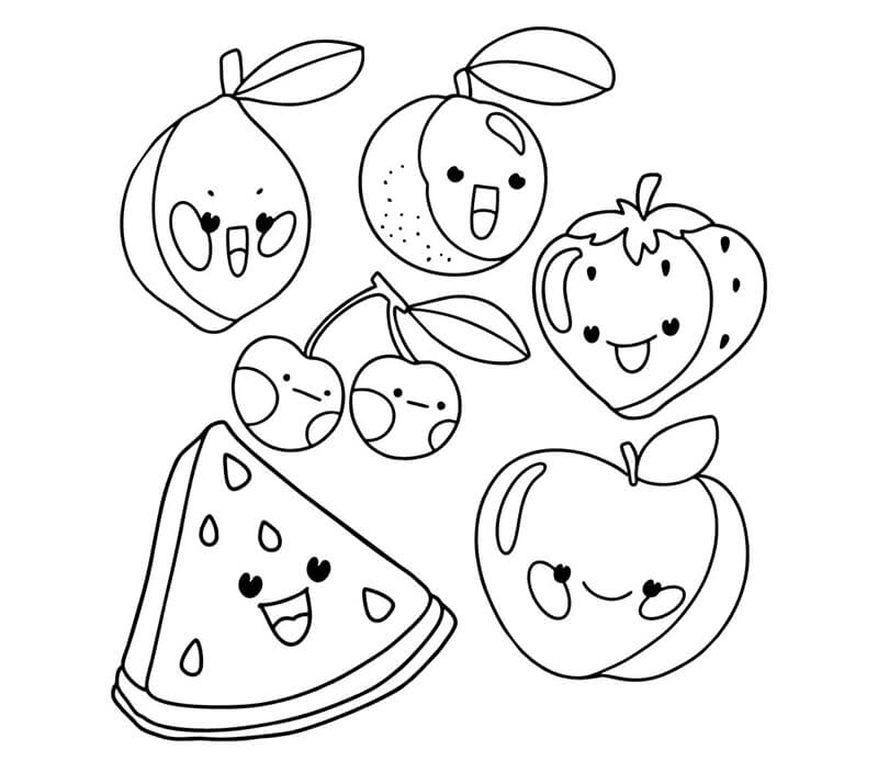 Früchte (13) ausmalbilder