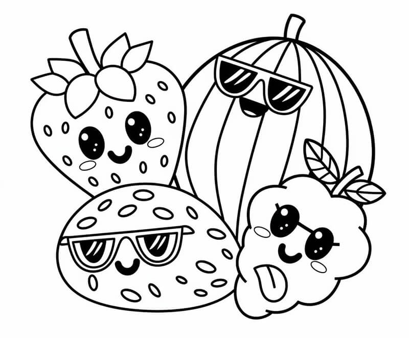 Früchte (14) ausmalbilder