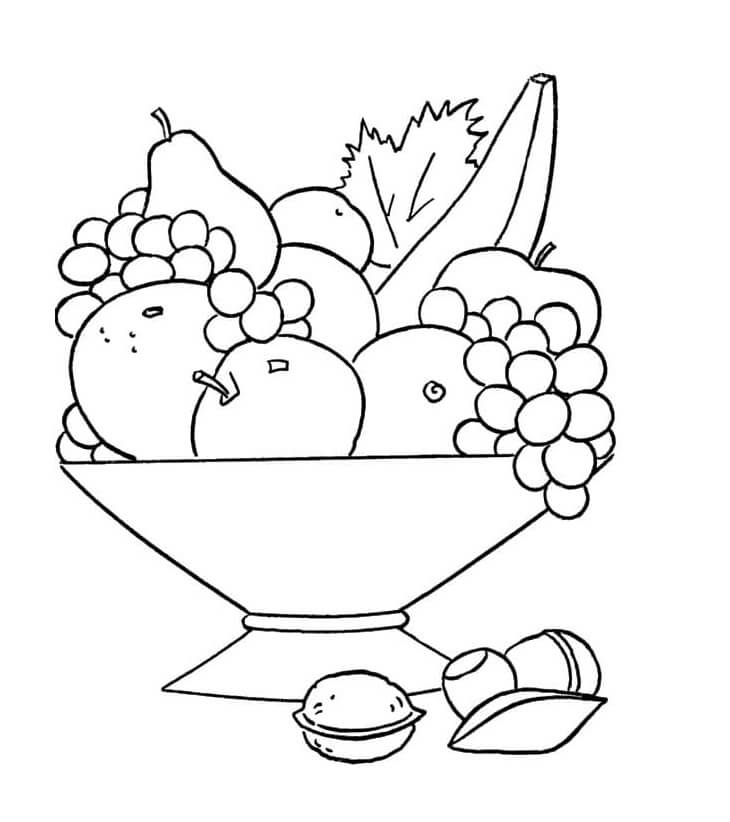 Früchte für 1-jährige Kinder ausmalbilder