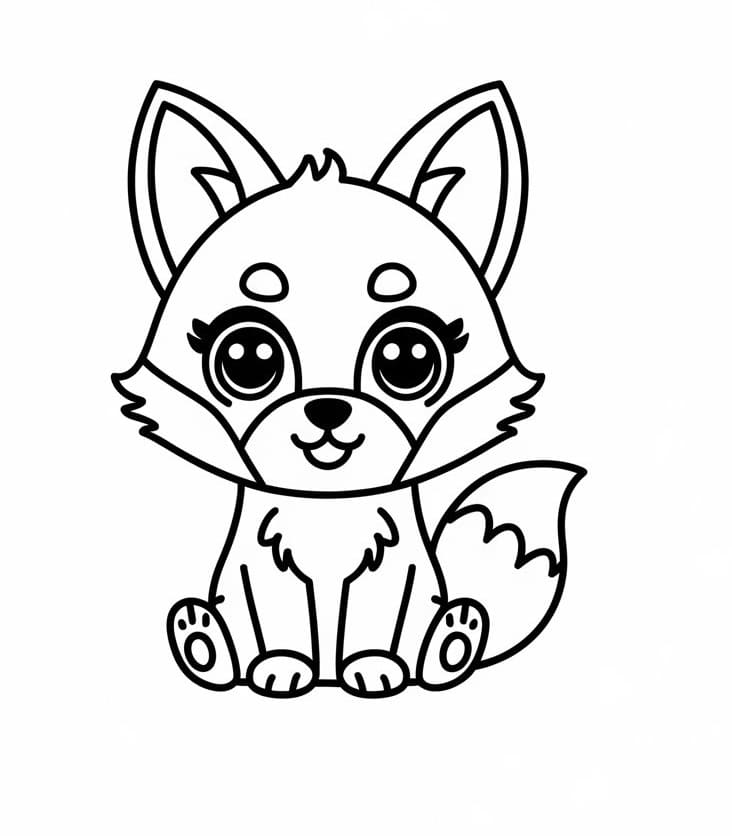 Fuchs (5) ausmalbilder