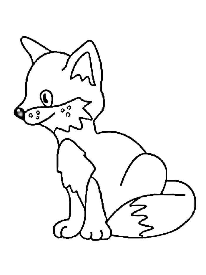 Fuchs Bild ausmalbilder