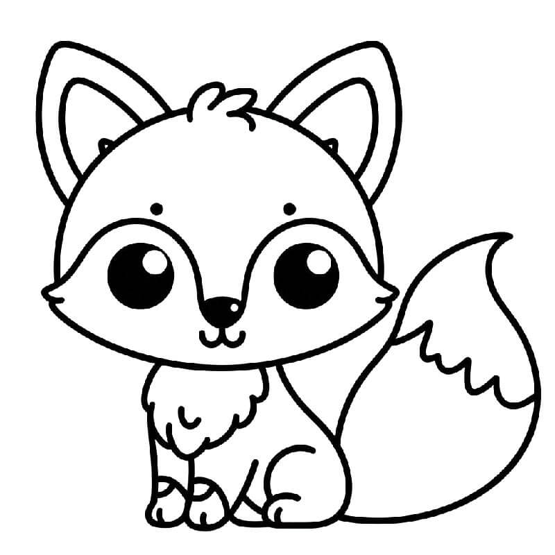 Fuchs Für 1-Jährige Kinder ausmalbilder