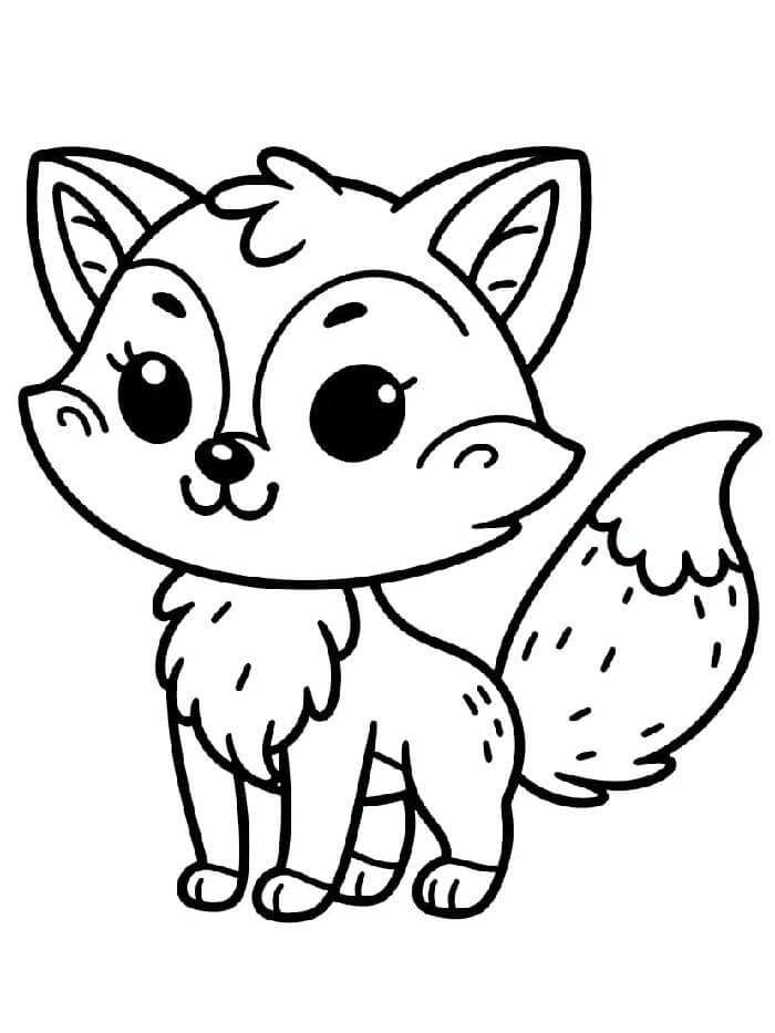 Fuchs Für 2-Jährige Kinder ausmalbilder