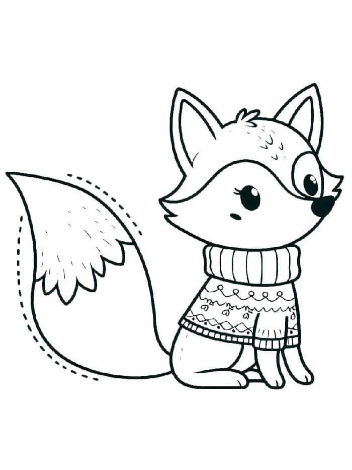Fuchs Für 3-Jährige Kinder ausmalbilder