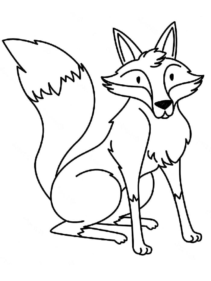 Fuchs Für Kinder ausmalbilder