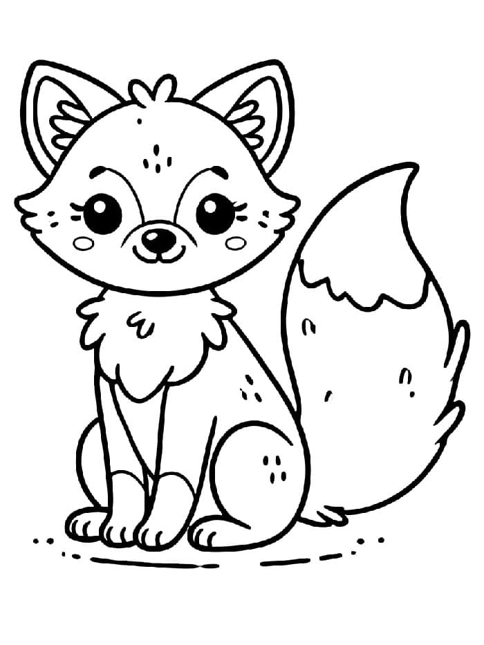 Fuchs Kostenlos Druckbar ausmalbilder