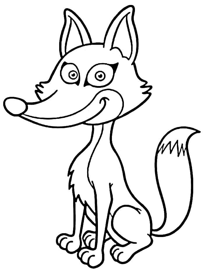 Fuchs Kostenlos Für Kinder ausmalbilder