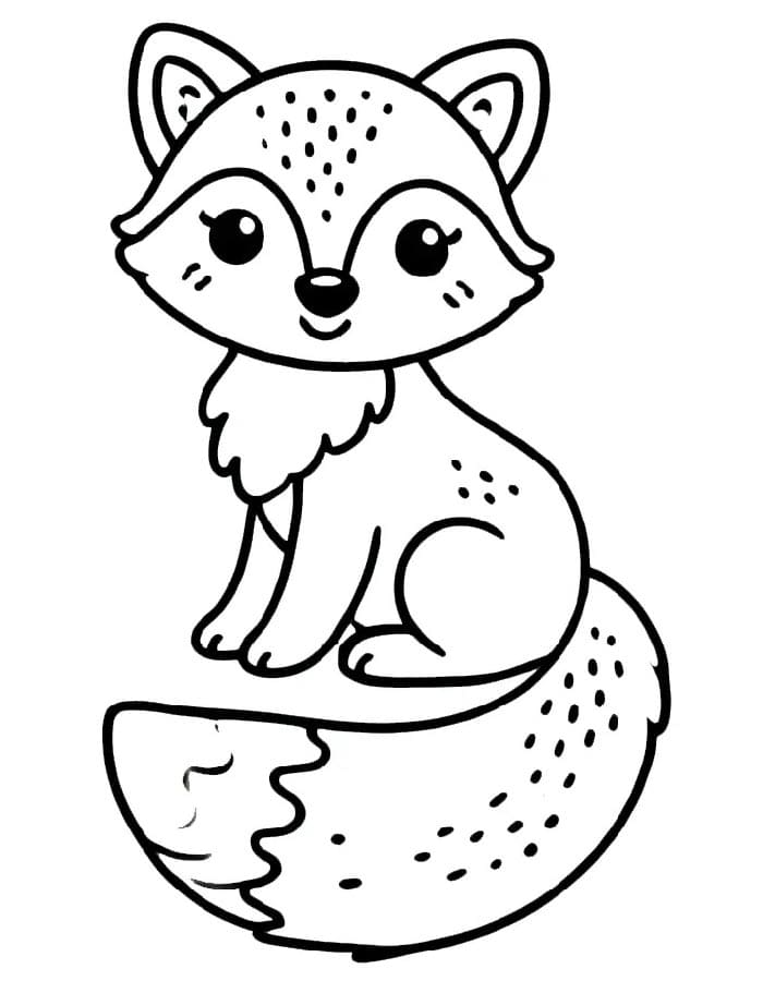 Fuchs Kostenlos ausmalbilder