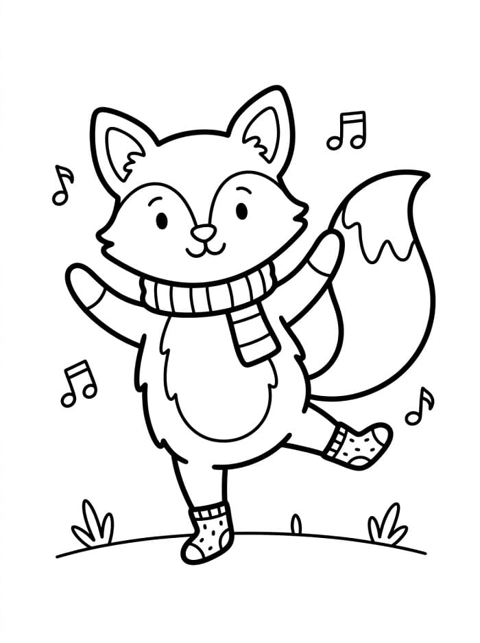 Fuchs Tier ausmalbilder