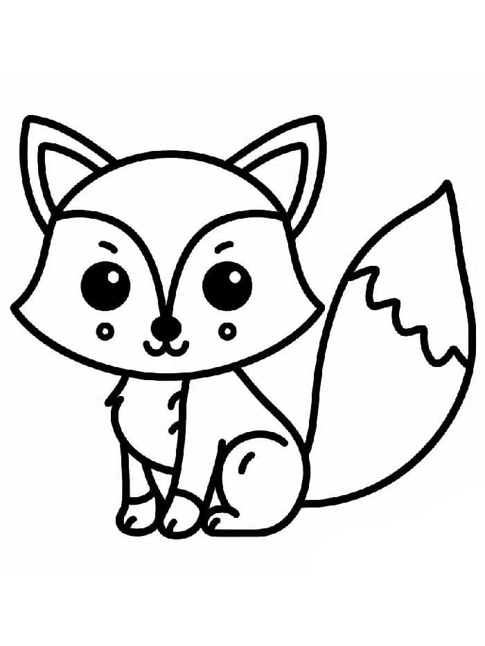 Fuchs Zum Drucken ausmalbilder