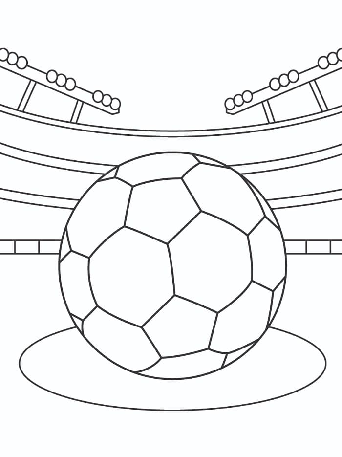 Fußball Drucken ausmalbilder