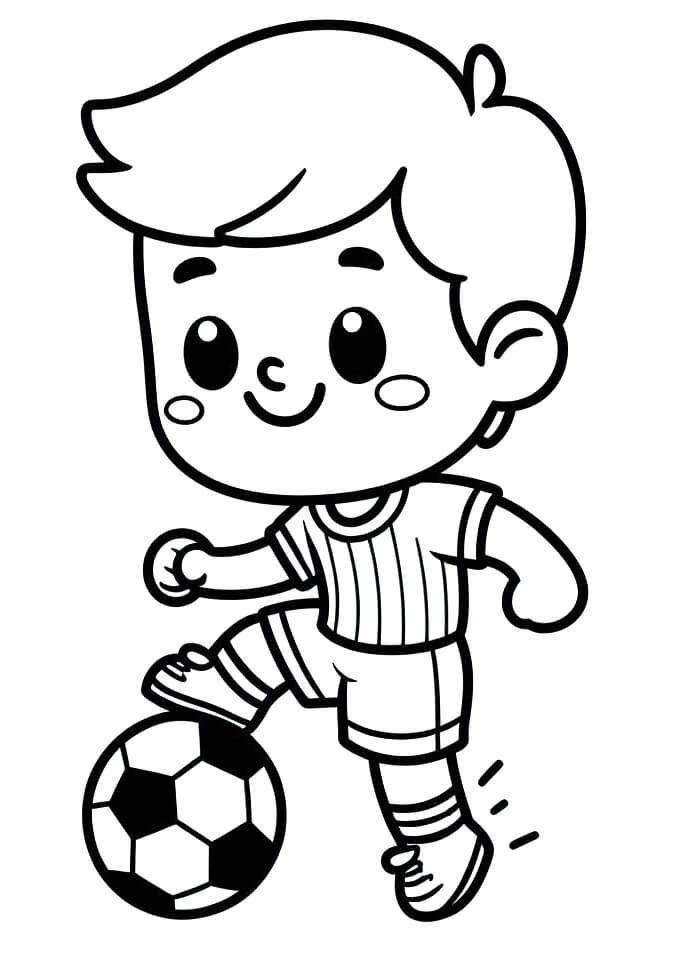 Fußball Für 3-Jährige Kinder ausmalbilder