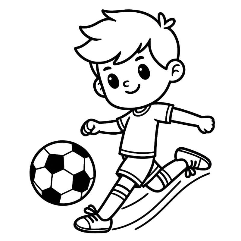 Fußball Für 5-Jährige Kinder ausmalbilder