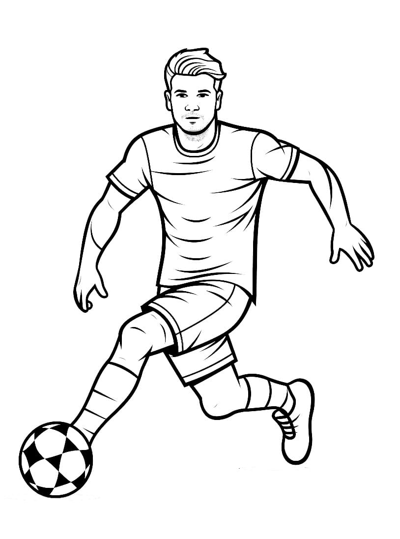 Fußball Kostenlos Druckbar ausmalbilder