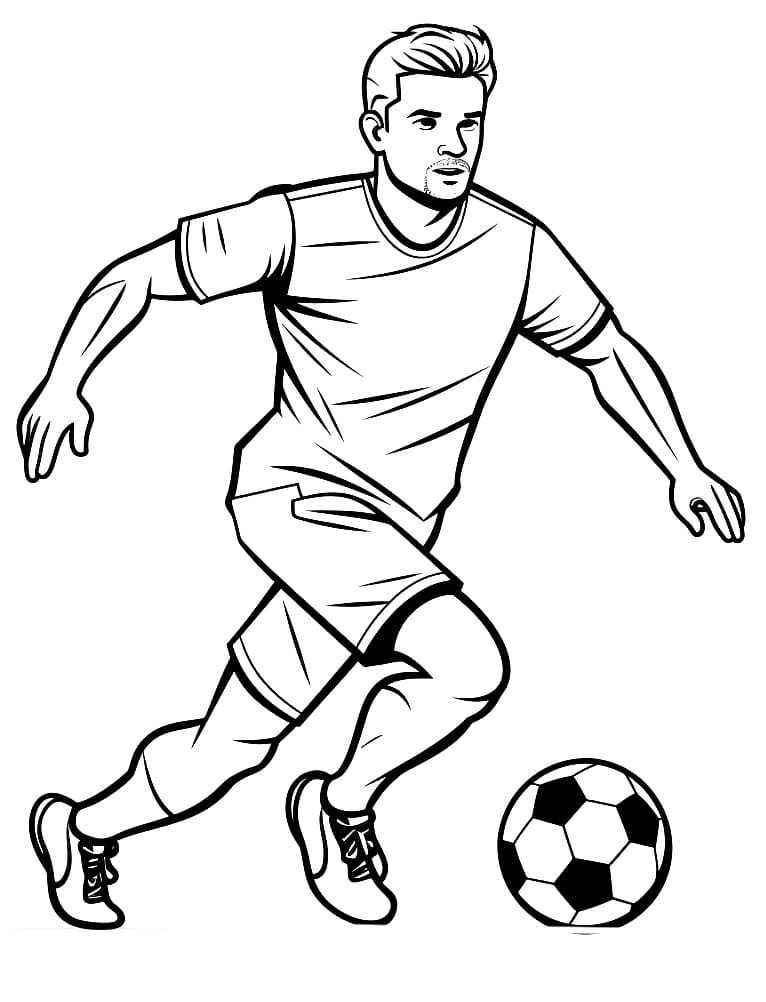 Fußball Zum Drucken ausmalbilder