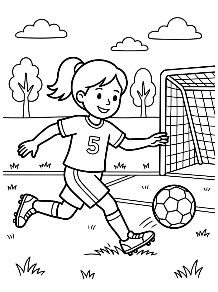 Fußballspieler ausmalbilder