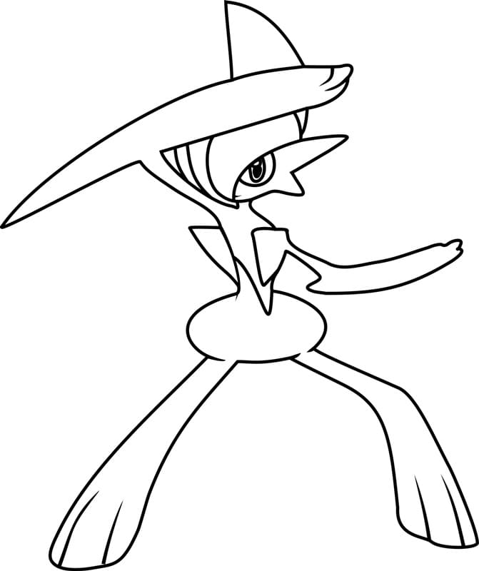 Gallade Pokemon ausmalbilder