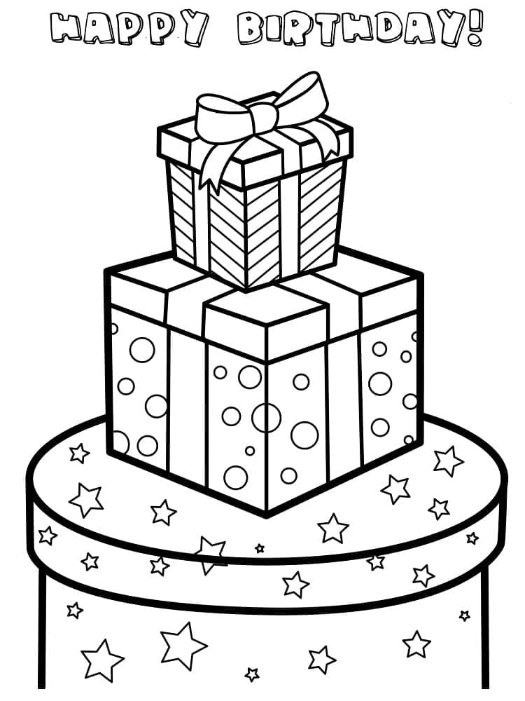 Geburtstag Druckbares Bild ausmalbilder