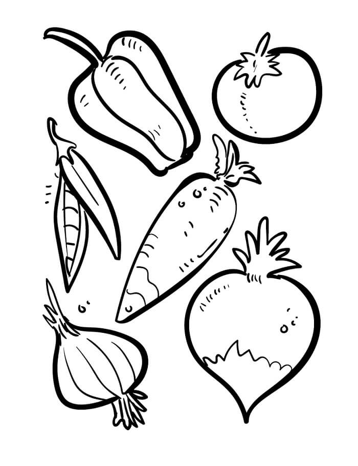 Gemüse (11) ausmalbilder