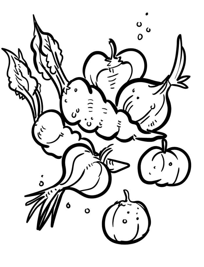 Gemüse (8) ausmalbilder