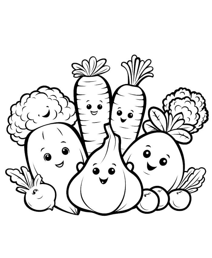 Gemüse (9) ausmalbilder