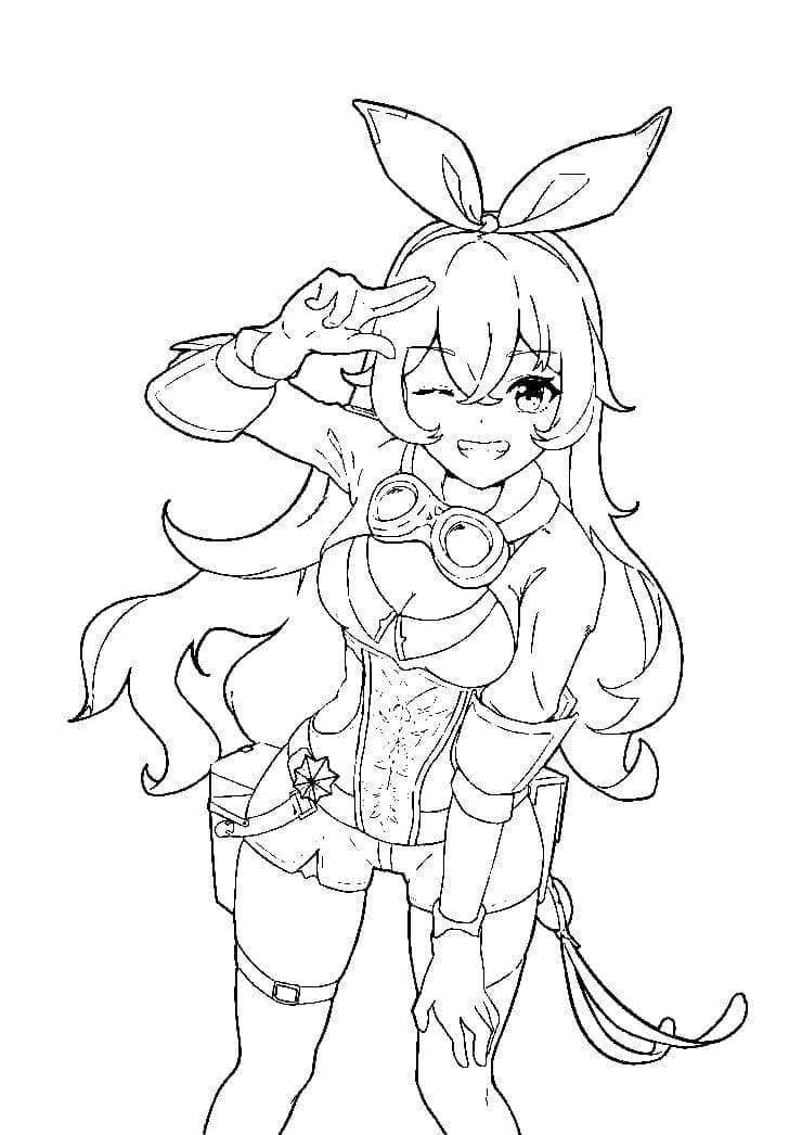 Genshin Impact (10) ausmalbilder