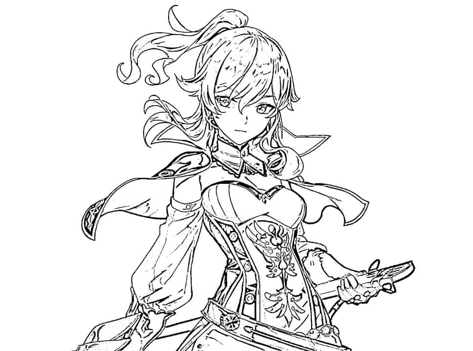 Genshin Impact (11) ausmalbilder