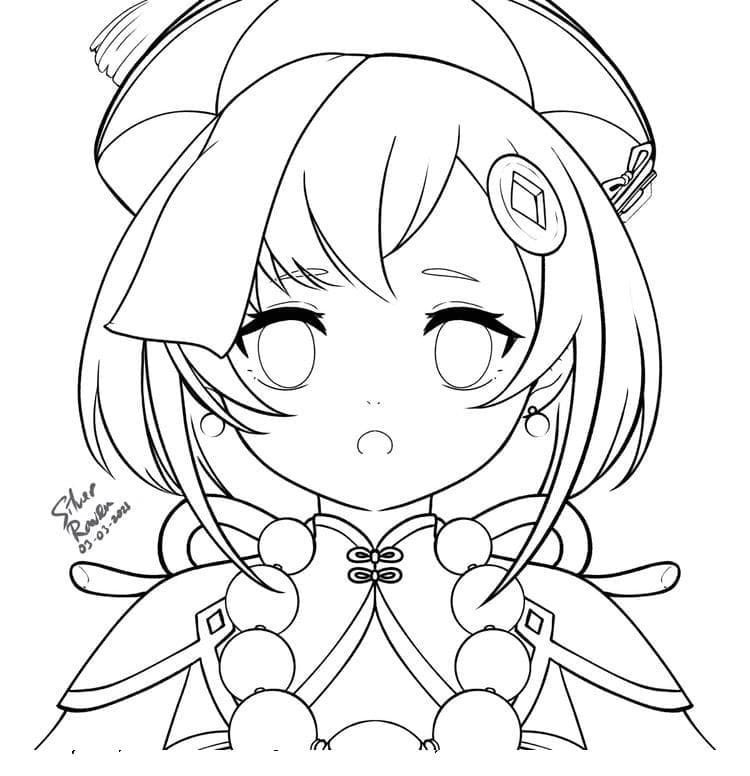 Genshin Impact ausmalbilder