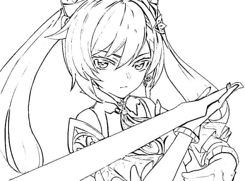 Genshin Impact (2) ausmalbilder