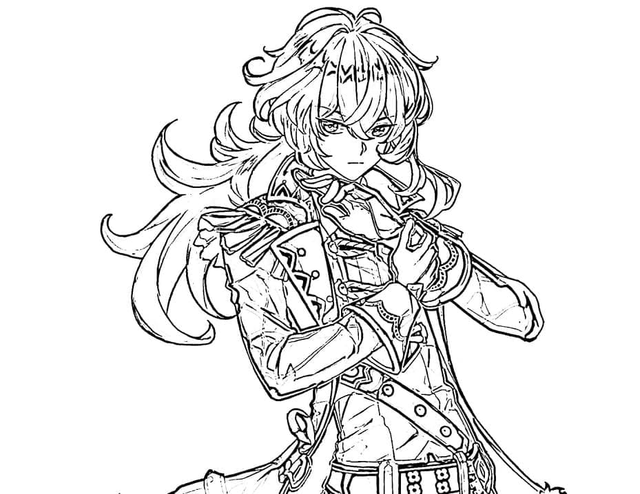Genshin Impact (21) ausmalbilder