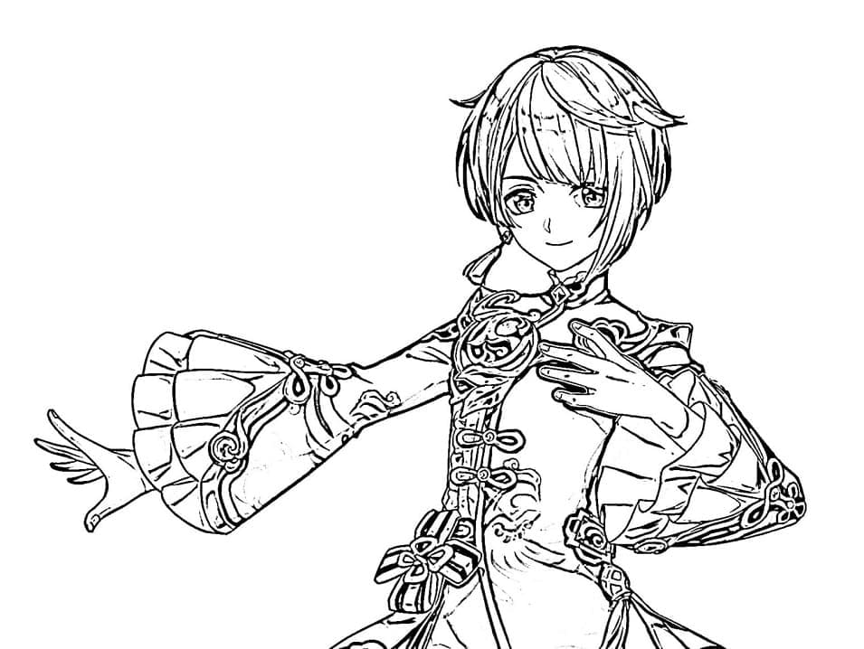 Genshin Impact (23) ausmalbilder