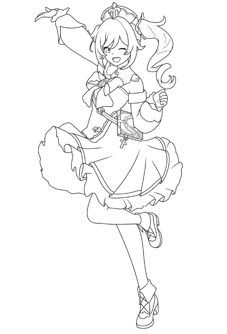 Genshin Impact (24) ausmalbilder