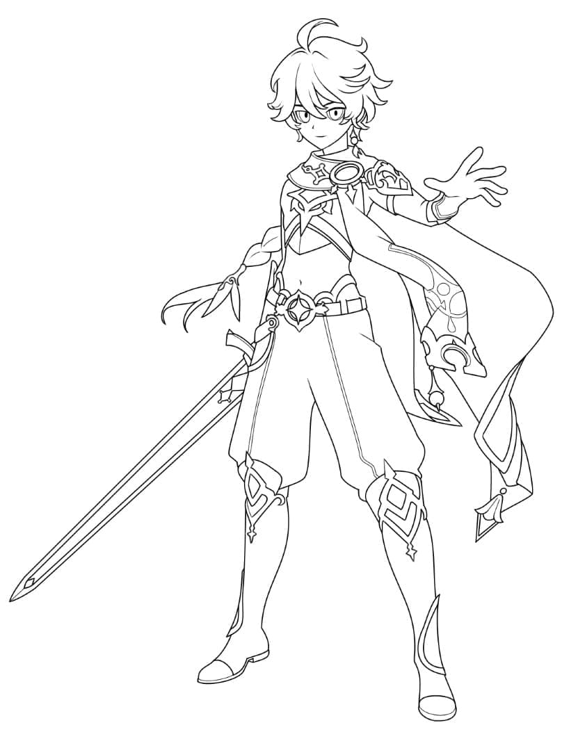 Genshin Impact (25) ausmalbilder