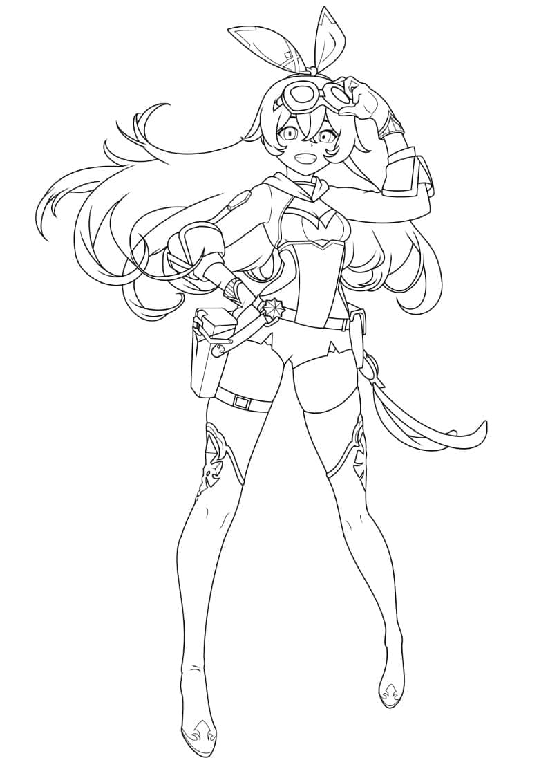 Genshin Impact (26) ausmalbilder