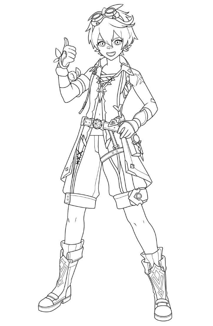 Genshin Impact (27) ausmalbilder