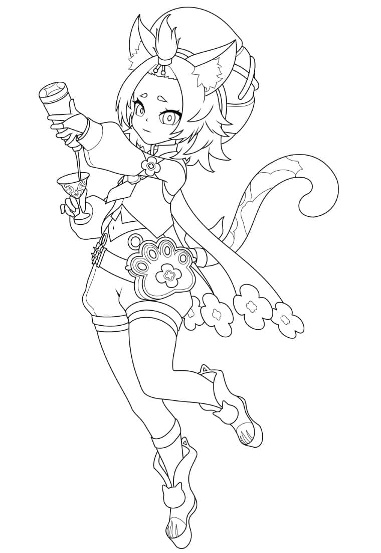 Genshin Impact (28) ausmalbilder