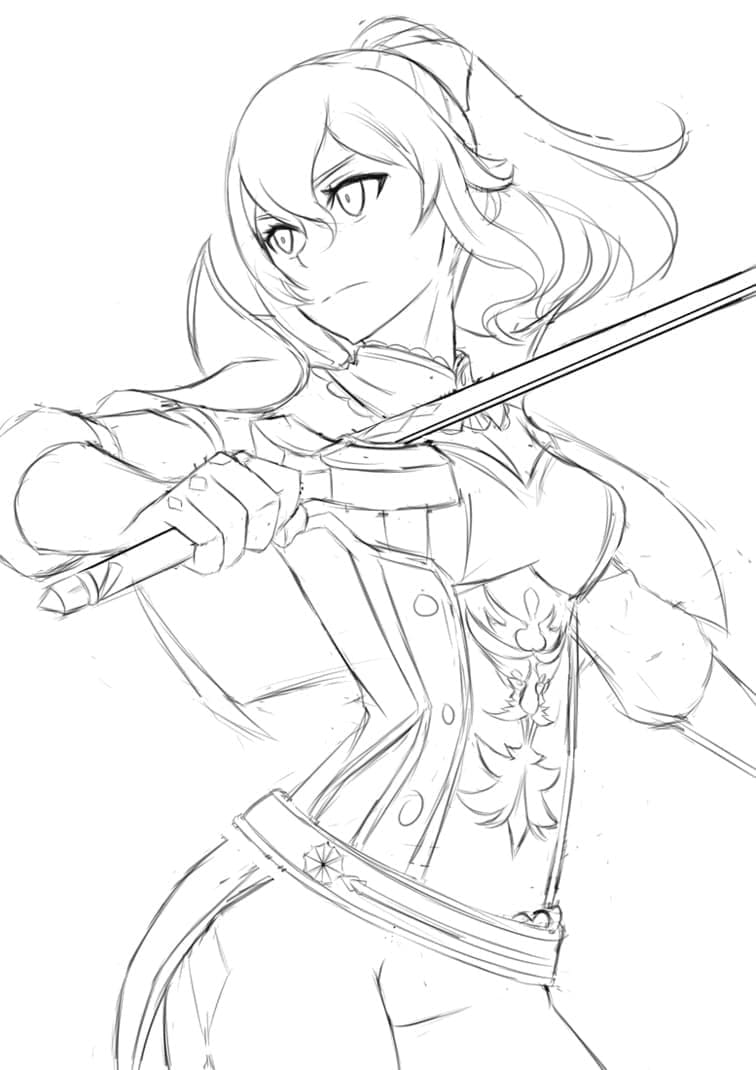 Genshin Impact (31) ausmalbilder