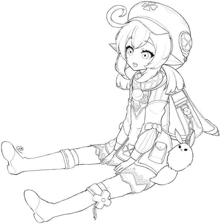 Genshin Impact (33) ausmalbilder