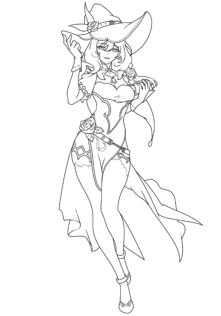 Genshin Impact (34) ausmalbilder