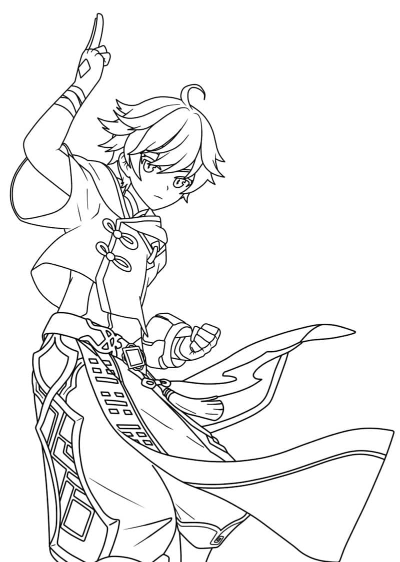 Genshin Impact (36) ausmalbilder