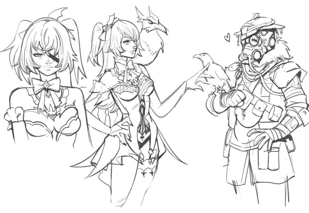 Genshin Impact (37) ausmalbilder