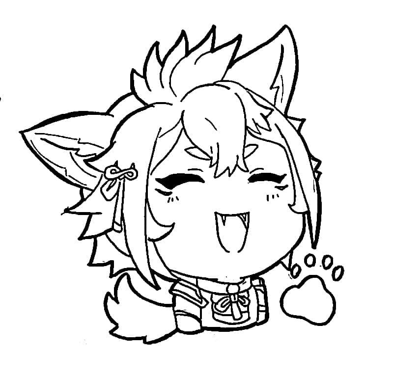 Genshin Impact (38) ausmalbilder