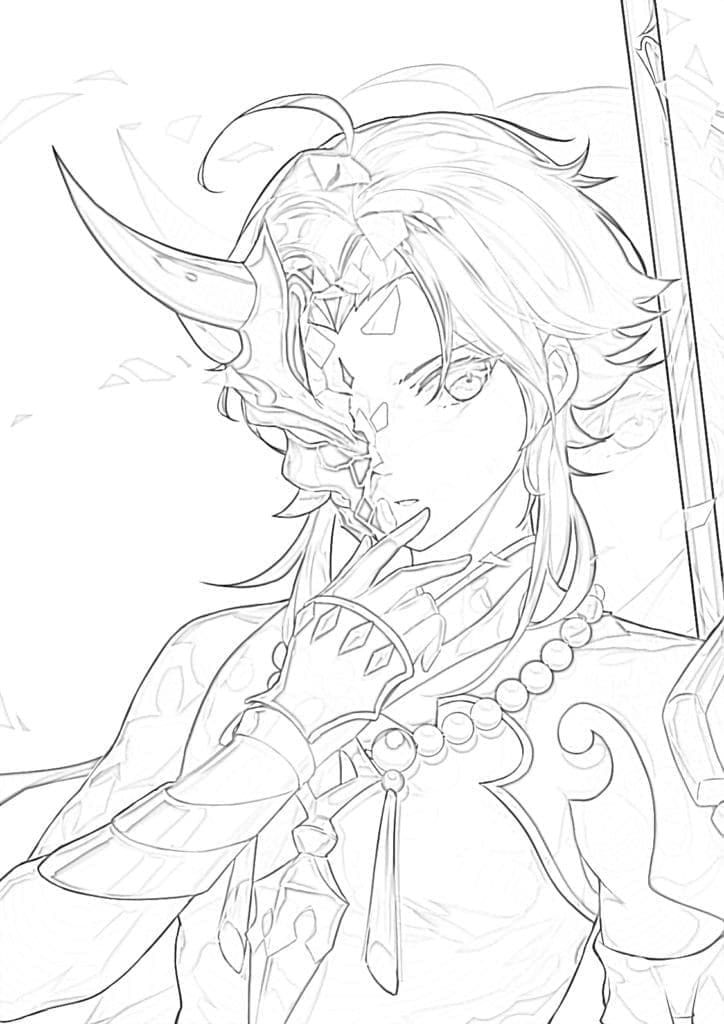 Genshin Impact (4) ausmalbilder