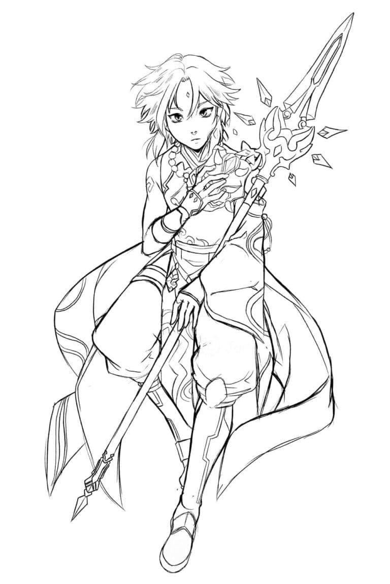 Genshin Impact (5) ausmalbilder