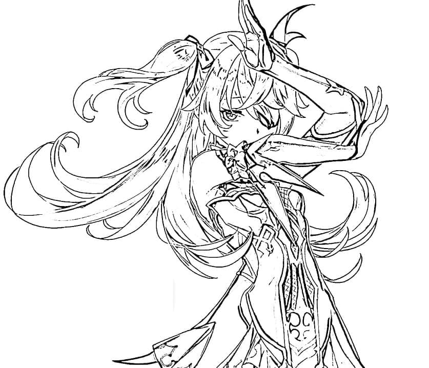 Genshin Impact (6) ausmalbilder