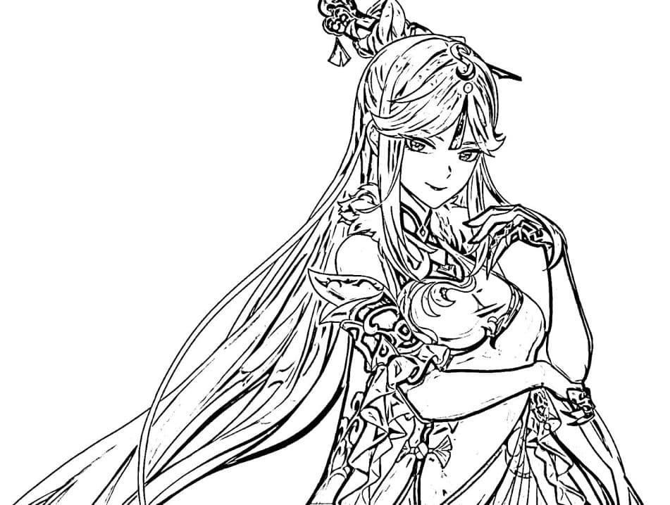 Genshin Impact (7) ausmalbilder