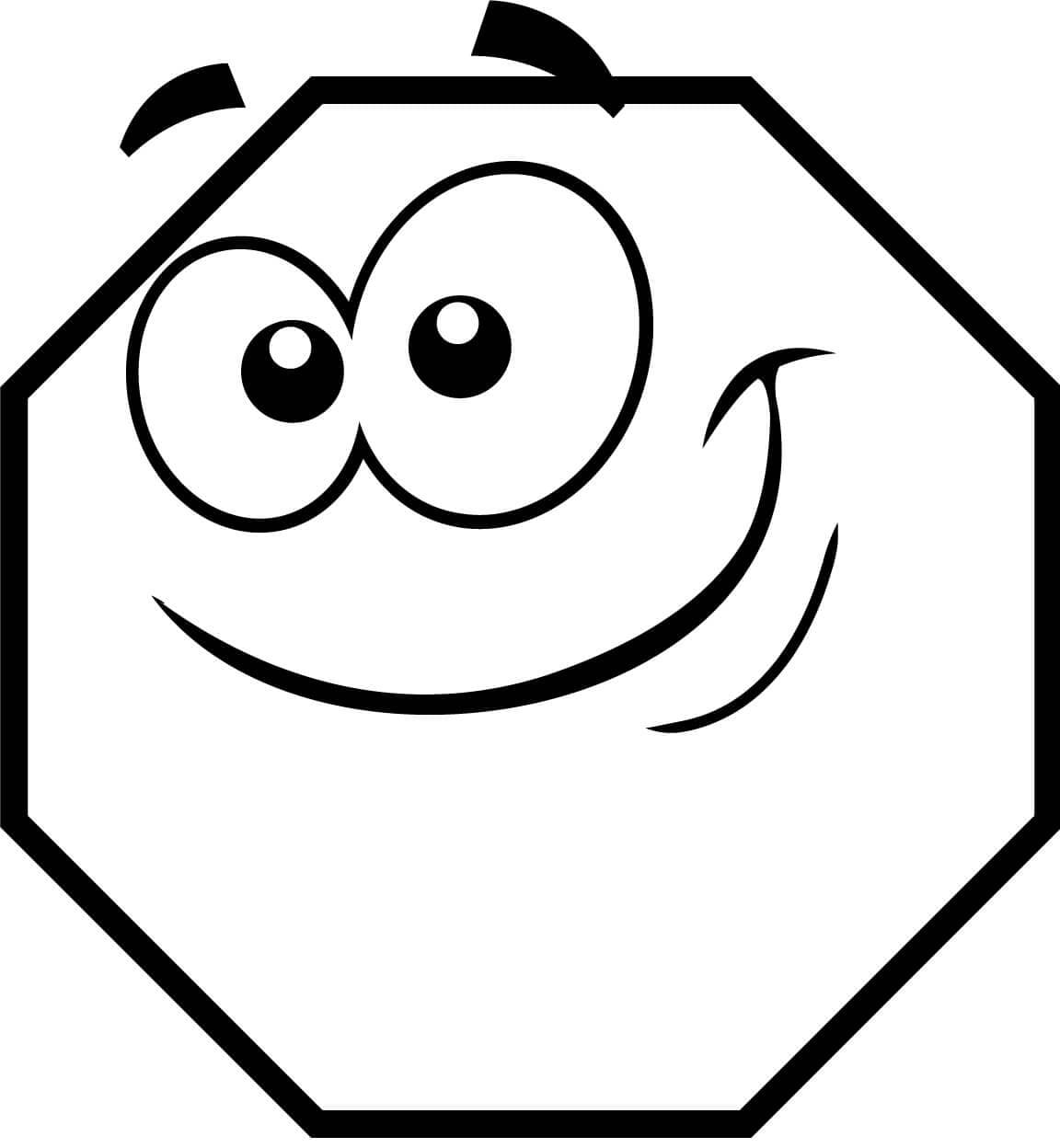 Geometrische Formen für 6-jährige Kinder ausmalbilder