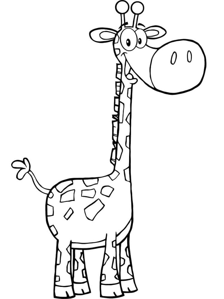 Giraffe Zum Drucken ausmalbilder